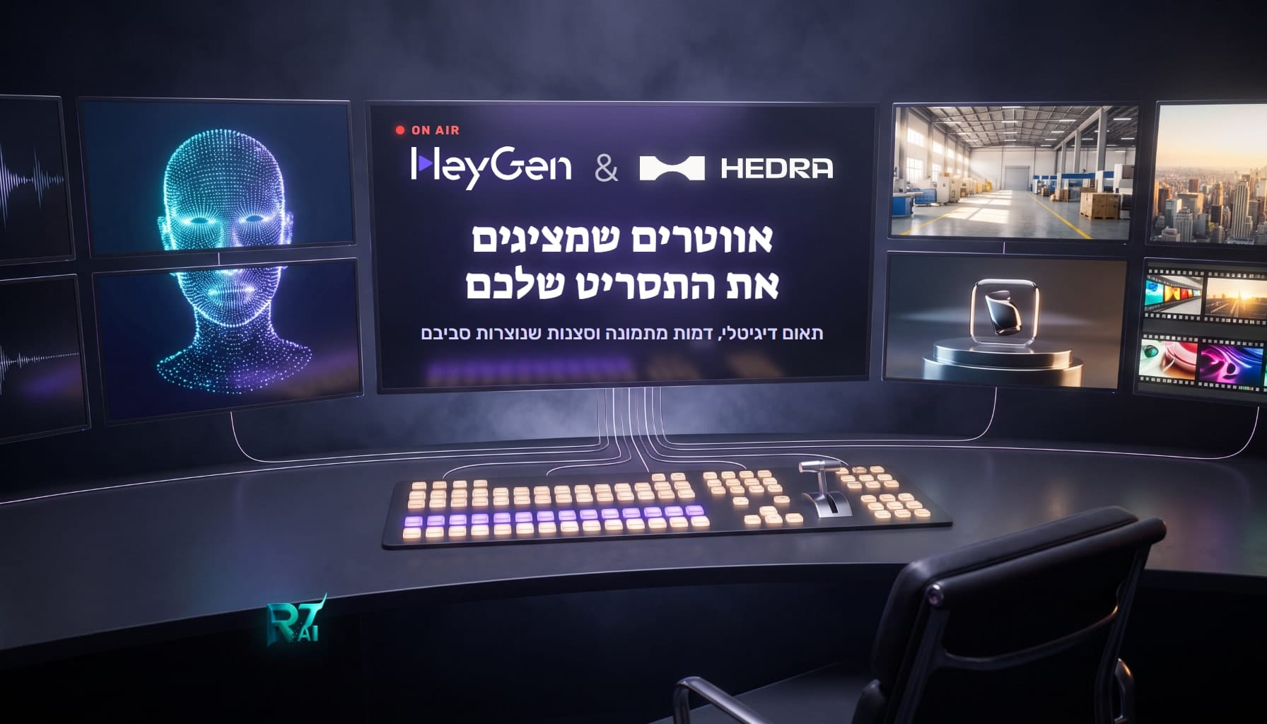 HeyGen ו-Hedra לסרטוני אווטרים: מה כל אחד עושה היום ובמה לבחור