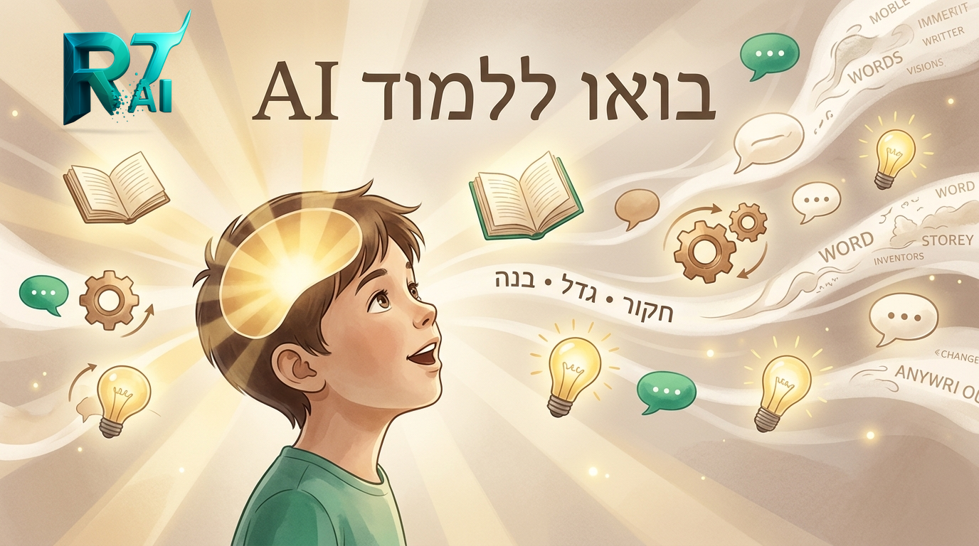 בינה מלאכותית למתחילים - כל מה שצריך לדעת כדי להתחיל