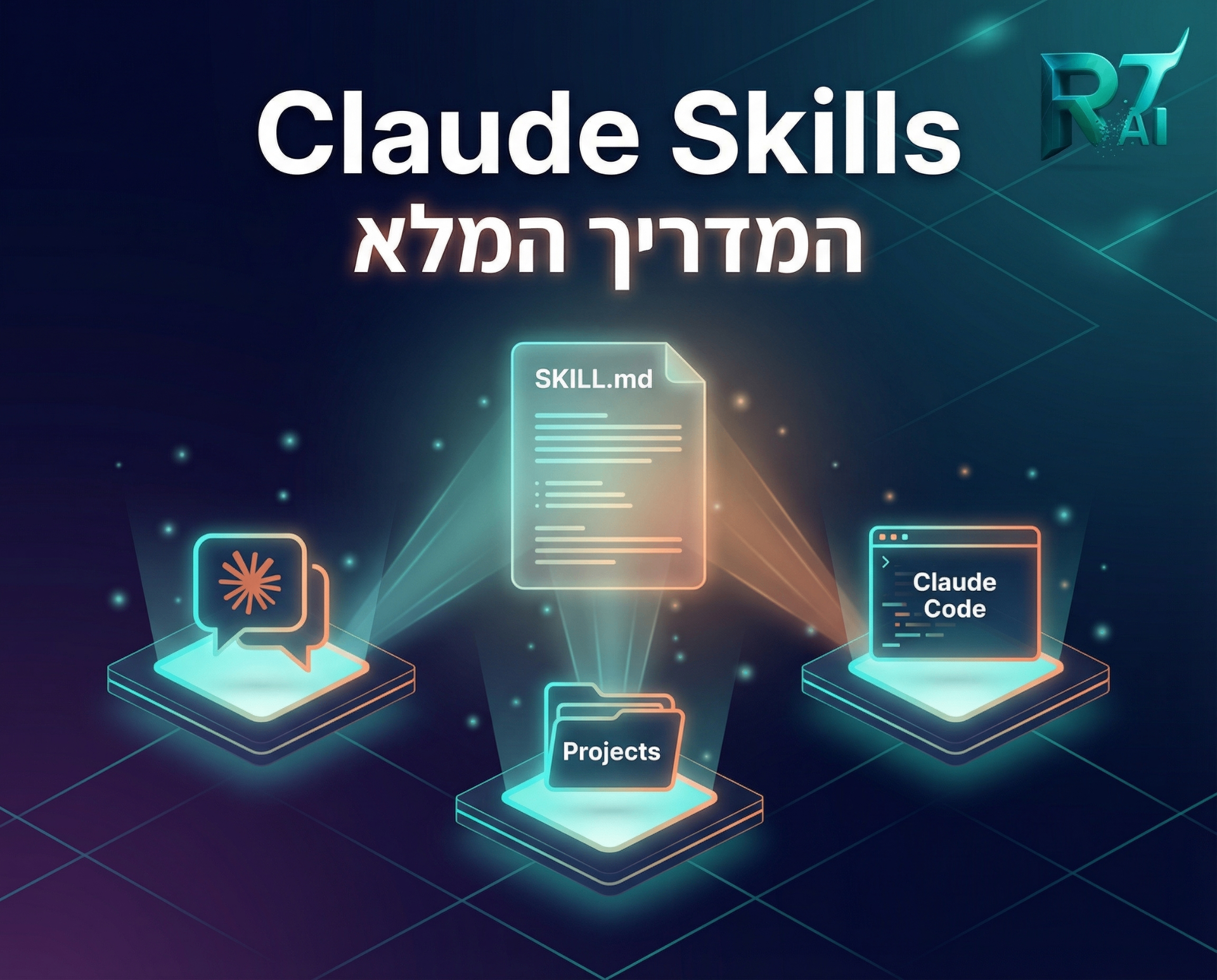 Claude Skills - המדריך המלא לבניית כישורים מותאמים אישית