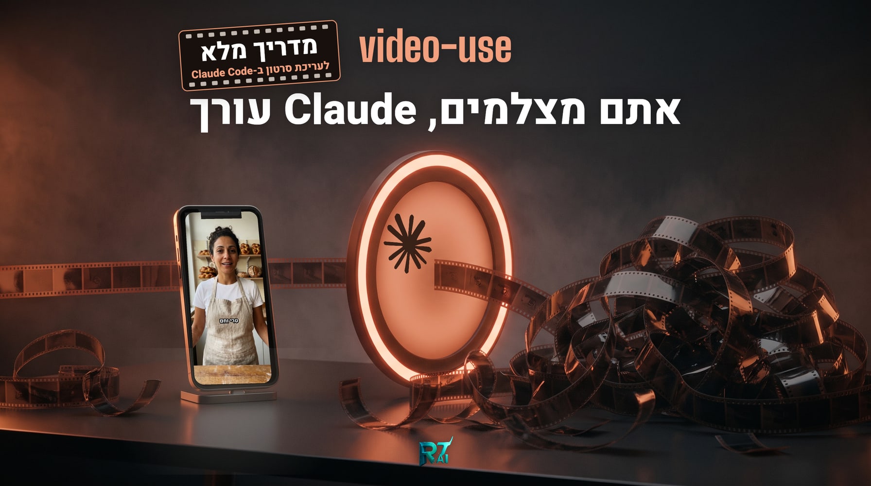 Claude Code עורך לכם וידאו: מכמה טייקים לסרטון ערוך עם video-use