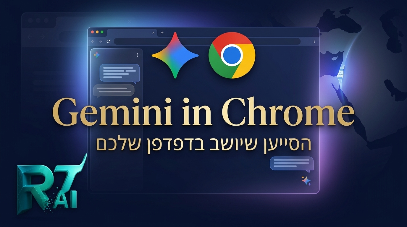 Gemini מגיע לסרגל הצד של כרום בישראל: מדריך מקוצר