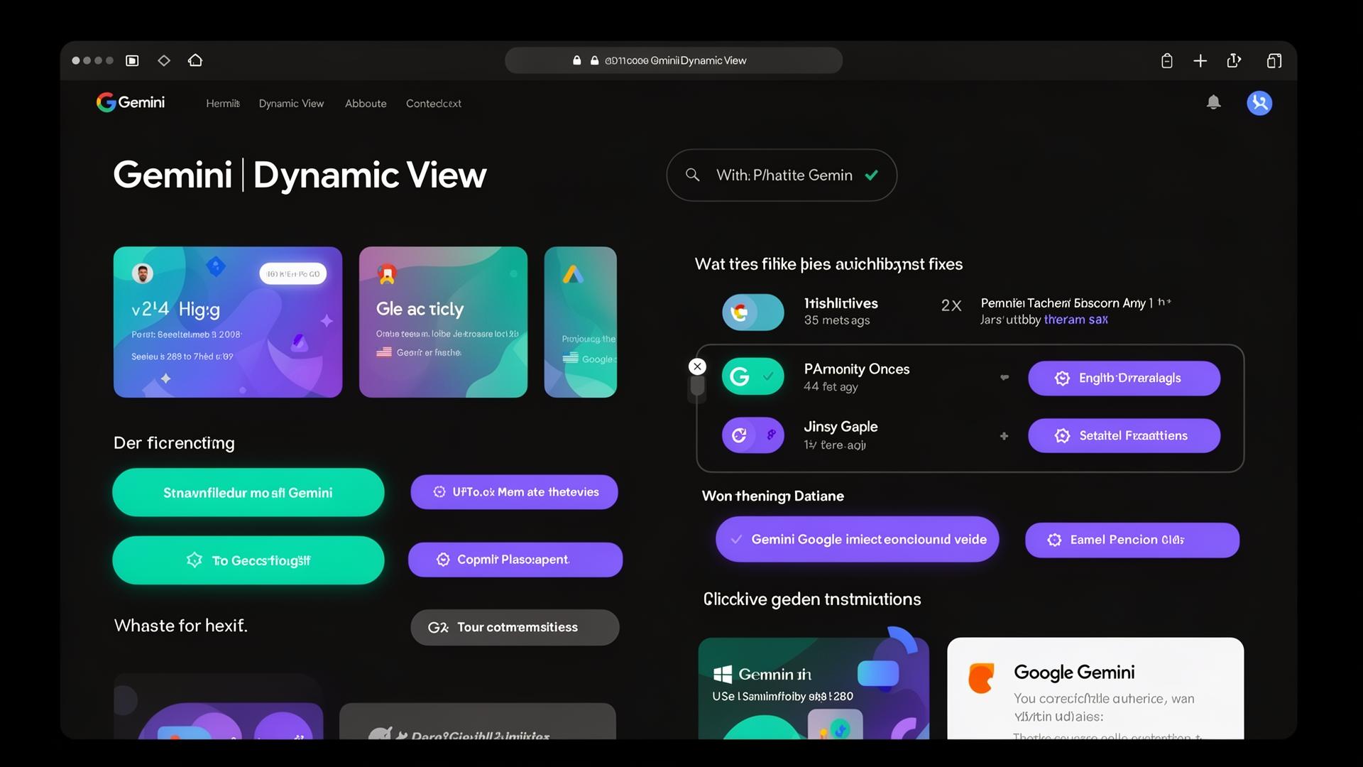תצוגה דינמית ב-Gemini: להפוך תשובה למיני אתר אינטראקטיבי
