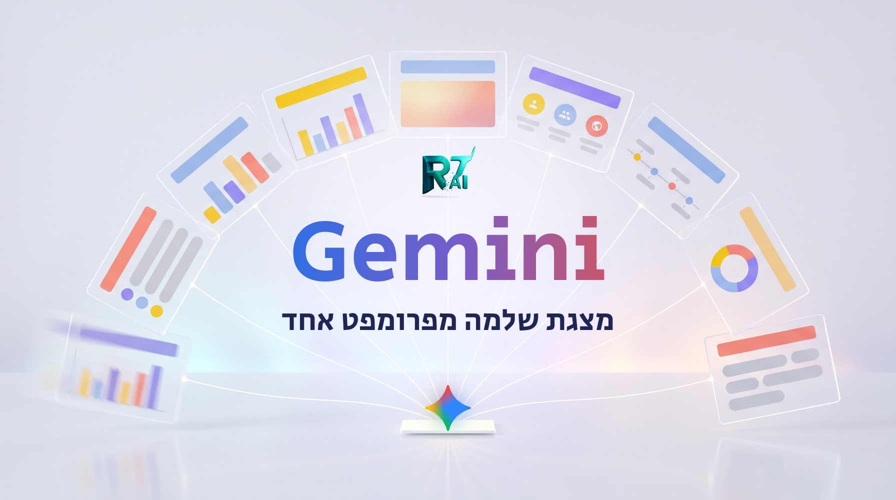 מצגות ב-Gemini: מבקשה אחת למצגת מעוצבת בעברית