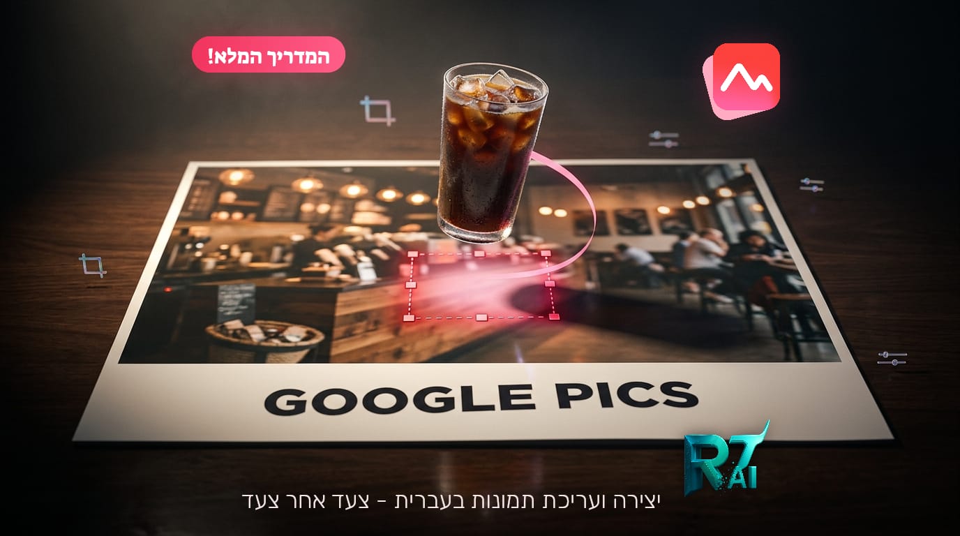 המדריך המלא ל-Google Pics: יוצרים ועורכים תמונות בעברית, צעד אחר צעד