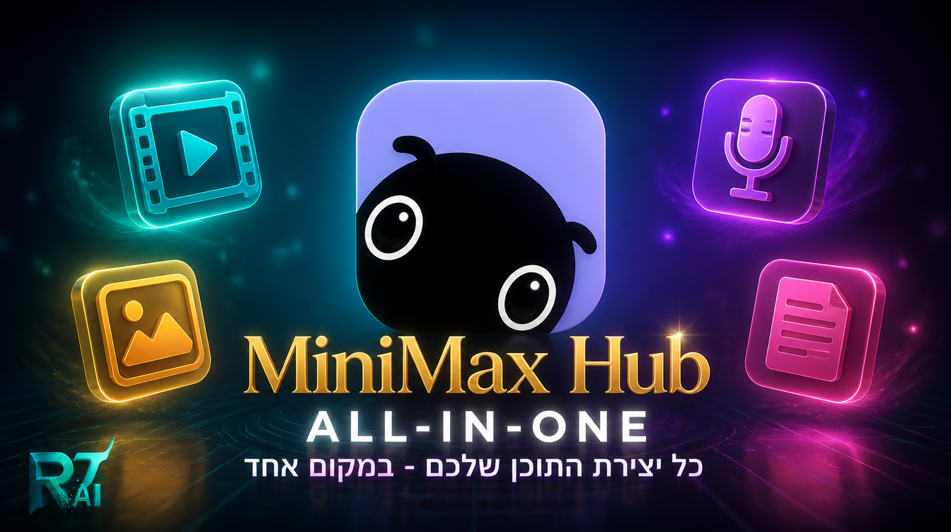 MiniMax Hub: תוכנת ה-AI שמחליפה 5 כלים ביצירת תוכן - חינם, על המחשב שלכם