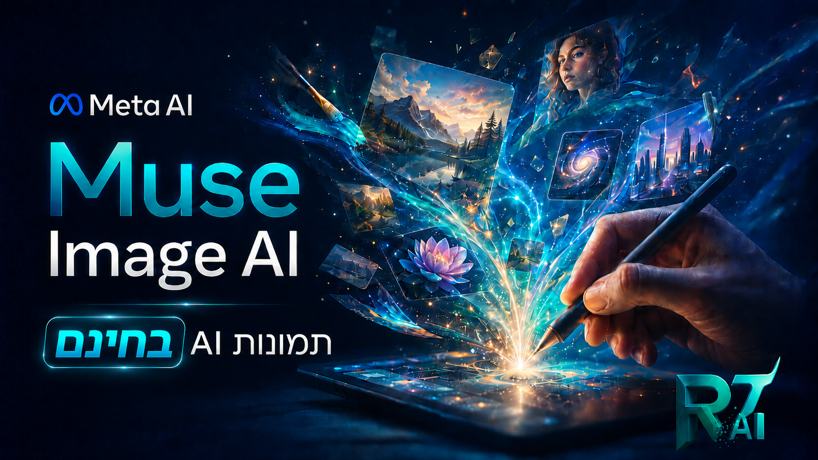 Muse Image של מטא: יצירת ועריכת תמונות AI בחינם - וכבר מדורג שני בעולם