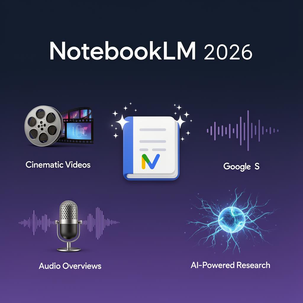 המדריך המלא ל-NotebookLM 2026 - כולל Cinematic Videos החדש