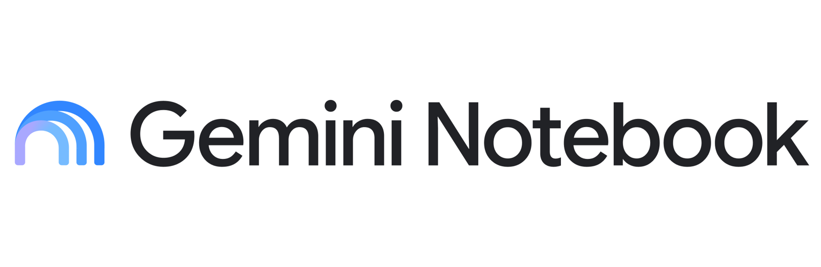 הלוגו הישן של NotebookLM לצד חץ אל הלוגו החדש של Gemini Notebook