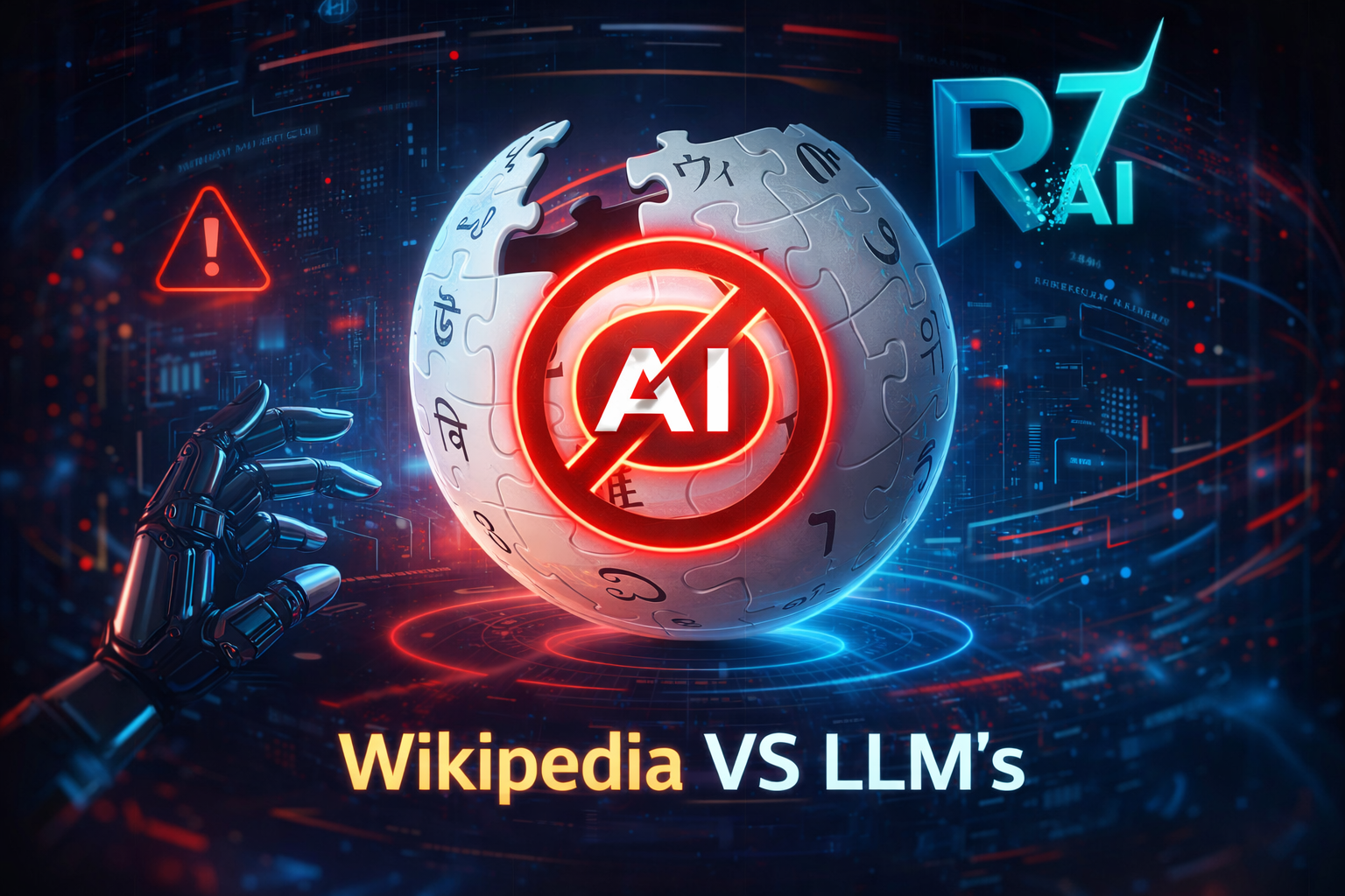 ויקיפדיה נגד AI: האנציקלופדיה הגדולה בעולם מגבילה כתיבה מבוססת בינה מלאכותית