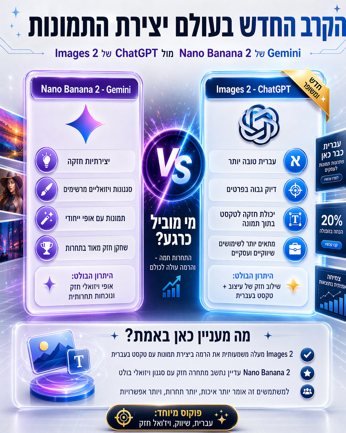 השוואה: Nano Banana 2 מול ChatGPT Images 2