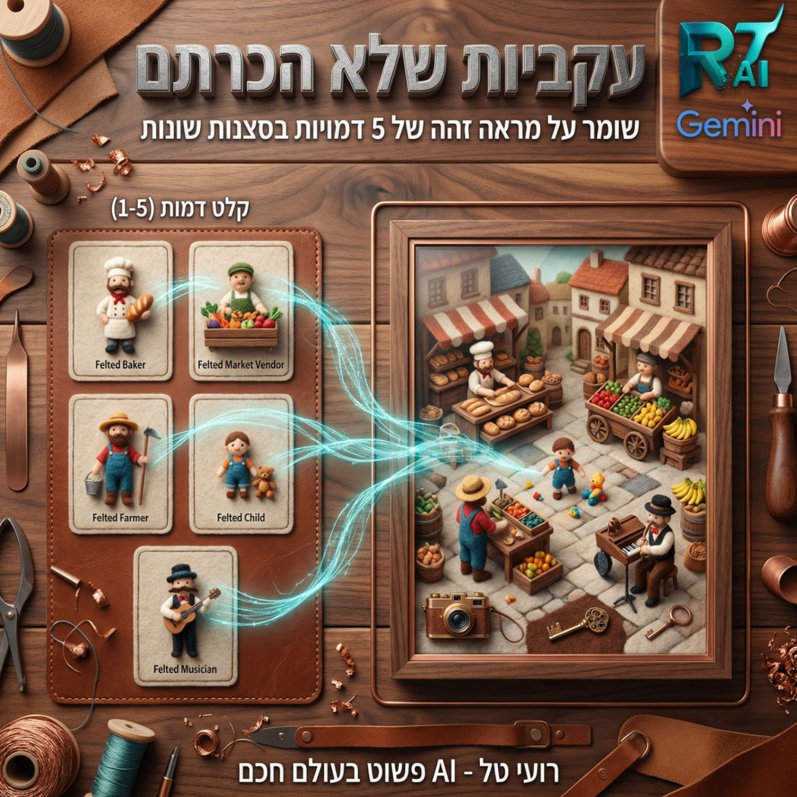 עקביות דמויות - שמירה על מראה זהה בסצנות שונות